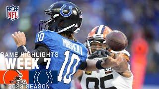 Cleveland Browns vs. Indianapolis Colts  2023 Week 7 Game Highlights