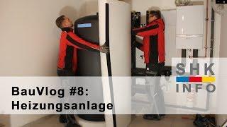 Installation Heizungsanlage - Bau Vlog #8