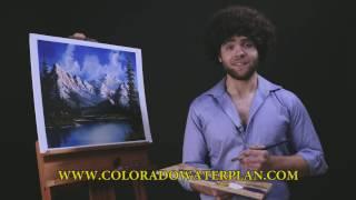 Painting Colorado Watersheds with Bob Ross