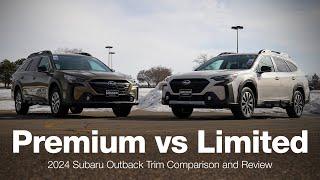 2024 Subaru Outback Premium vs Limited  Comparison and Review