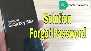 Forgot Password Samsung S8 plus SM-G955F. Unlock pattern pin password lock.