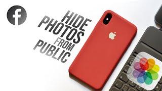 How to Hide All Facebook Photos From Public tutorial