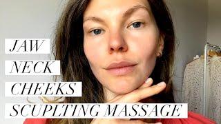 JAW CHEEK & NECK SCULPTING FACE MASSAGE