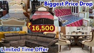 FUNITURE ₹ 16500 Biggest Price Drop  Limited Time Offer Hyderabad Furniture bed set designs sofas