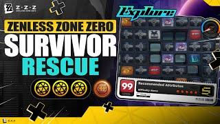 Survivor Rescue + Achievement  Exploration Commission 【Zenless Zone Zero】