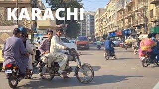  KARACHI PAKISTAN UBER RIDE THROUGH KARACHI TRAFFIC IN PAKISTAN DRIVING IN KARACHI 4K