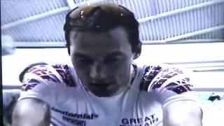 1995 UCI World Cup Individual Pursuit Final Obree vs Collinelli Manchester Velodrome superman