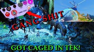 DEFENDING Carno Cave Against the BIGGEST MEGA TRIBE ON ARK ASA Official Servers?