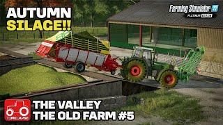 AUTUMN SILAGE & CORN HARVEST The Valley The Old Farm FS22 Timelapse # 5
