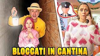 PAPÀ SALVO E GIORGIA RIMANGONO CHIUSI IN CANTINA E MAMMA CINZIA NON LI TROVA PIÙ E CHIAMA LA POLIZIA