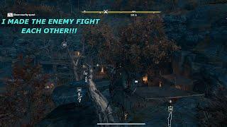 I made the enemy fight each other in Assassins Creed Odyssey...