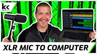 How to Connect XLR Mic To Computer Mac or PC