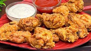 KFC style crispy chicken wings  Crispy Chicken  Wings  A recipe that will surprise you