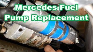 Mercedes E320 Fuel Pump Replacement OverviewInstructions FAST +Filter Location 1999 W210