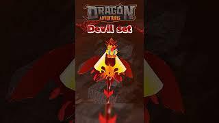 DEVIL SET  Dragon Adventures Roblox  #dragonadventures #roblox #dragongame #dragons