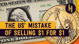 اشتباه وحشتناک ایالات متحده در فروش سکه های 1 دلاری به قیمت 1 دلار