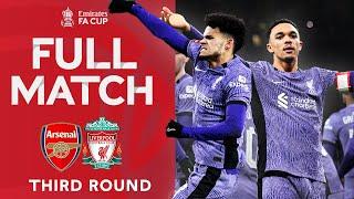 FULL MATCH  Arsenal v Liverpool  Third Round  Emirates FA Cup 2023-24