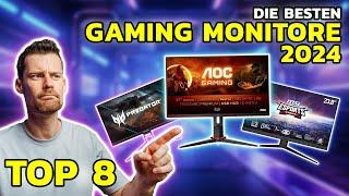 Die BESTEN Gaming Monitore 2024  Top 8 im Test & Vergleich  Kaufberatung