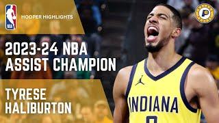 Tyrese Haliburton Wins The Season Assist Champion Award  2023-24 NBA Award Winners