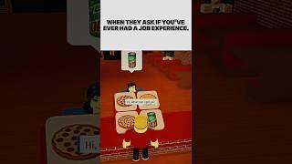 My first job experience in Roblox  #roblox #fyp #foryou #robloxshorts #nostalgia #robloxmemes