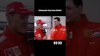 Schumacher Interviews a Young Binotto