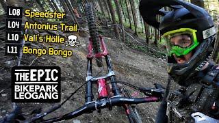 Da bin ich ein paar Mal fast gestorben  DOWNHILL Strecken im BIKEPARK LEOGANG + Vali´s Hölle