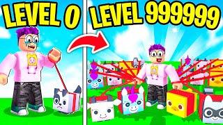 Can We Go MAX LEVEL In ROBLOX PET WALKING SIMULATOR? MOST EXPENSIVE PETS UNLOCKED