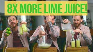How to get 8x more juice from your limes with this easy sustainable technique - SUPER JUICE
