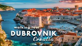 DUBROVNIK 2024  CROATIA  WALKING TOUR 4K