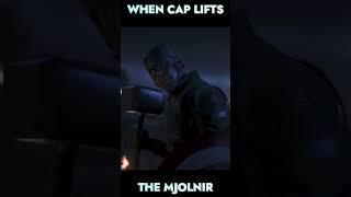 When Cap Lifts The Mjölnir ️