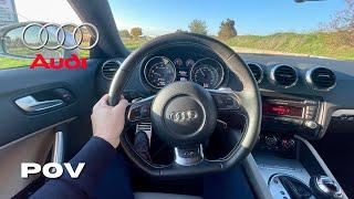 AUDI TTS POV DRIVE - ACCELERATION & SOUND  4K