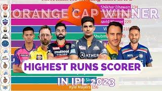 Most Runs in IPL 2023 - Orange Cap Winner in IPL 2023 - CRW