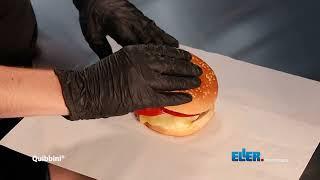 The best way to pack a premium burger  Quibbini handling video