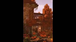 Halloween moder house ●■◎.・゜゜・#gaming #minecraft #minecraftbuilding #minecraftshorts