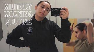 MILITARY MORNING ROUTINE Female US Army Soldier