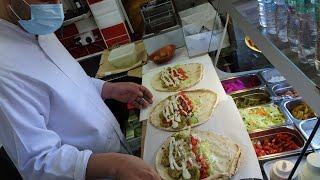 Lebanese Falafel Sandwich Wrap for £5.00  also Falafel Recipe making Process  at Fresh Falafel