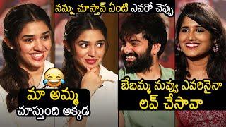 Ram Pothineni And Krithi Shetty FUNNY Interview  The Warrior Movie  Lingusamy  News Buzz