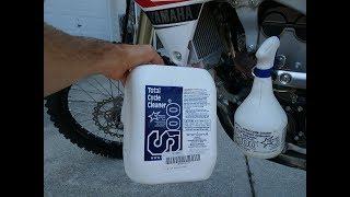 Review & Demo of S100 Total Cycle Cleaner Motorcycle cleaner Amazing