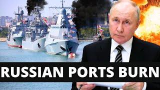 UKRAINE DESTROYS MAJOR RUSSIAN PORTS RUSSIA HURT Breaking Ukraine War News With The Enforcer 860