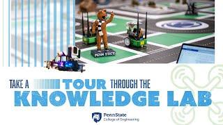 Fly through a tour of the Mechanical Engineering Knowledge Lab at Penn State