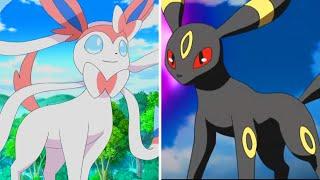 Umbreon VS Sylveon - Pokemon Eeveelution Battle