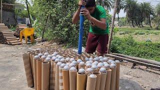 Amazing Sky Shots Bomb Making Factory Process  Fireworks Manufacturing Complete Process