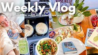 I read 5 books this week + organized my coffee station  WEEKLY VLOG