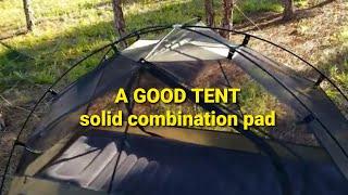 Brooklyn forces tent and tobtos sleep pad...