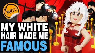 My White Hair Made Me Famous EP 2  roblox brookhaven rp