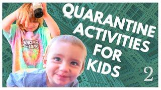 ACTIVITIES FOR CORONAVIRUS LOCKDOWN WITH KIDS - KEEP KIDS ENTERTAINED