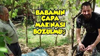 Babamın çapa makinası bozulmuş çapa makinası tamiri