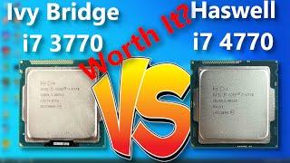 Ivy Bridge vs Haswell - Intel i7 3770 vs 4770 Benchmark Comparison