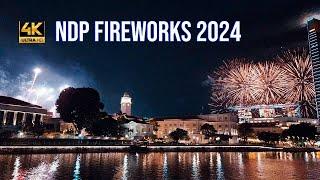 NDP FIREWORKS 2024  SINGAPORE  4K UHD