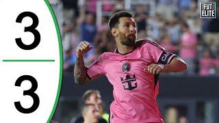 Messi Suarez Alba Combine - Inter Miami vs St. Louis 3-3 Highlights & Goals 2024